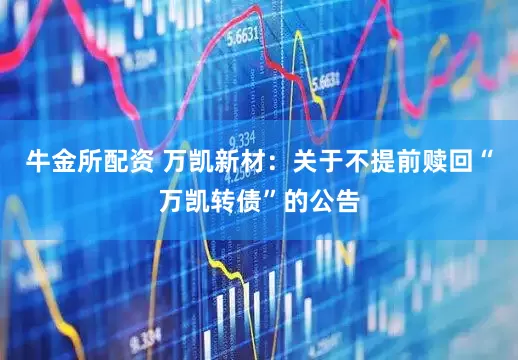 牛金所配资 万凯新材：关于不提前赎回“万凯转债”的公告